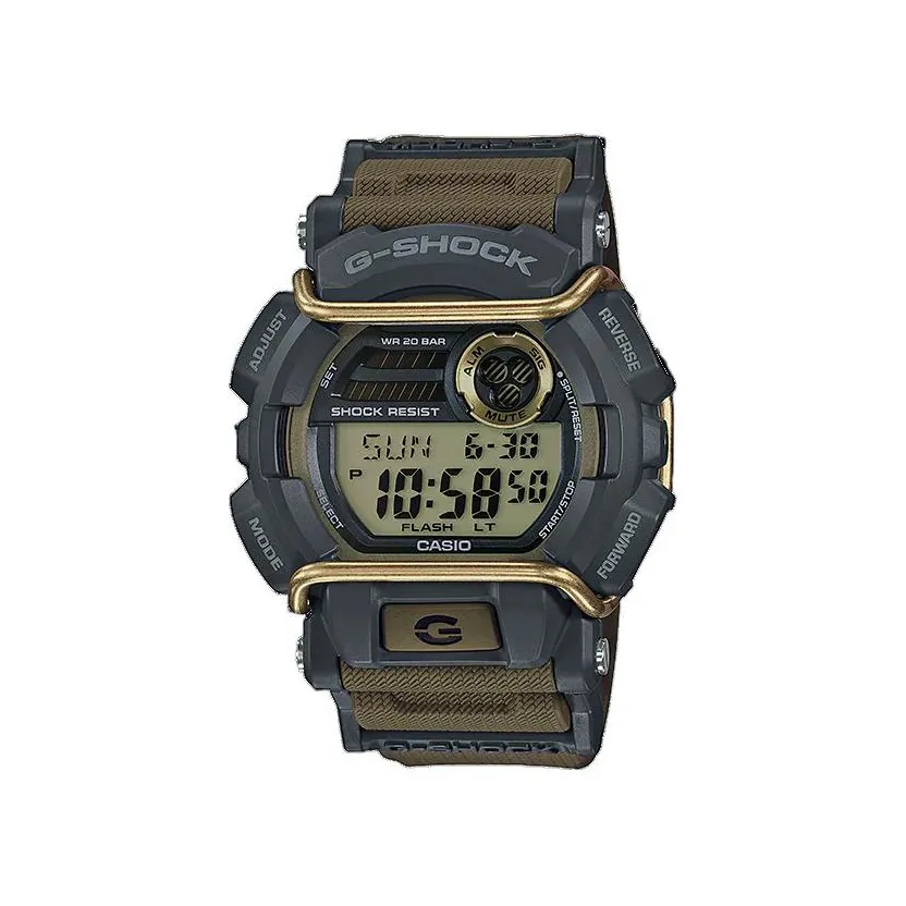 Casio/卡西欧 GD-400 防水潮流电子运动尼龙表带金属手表男 