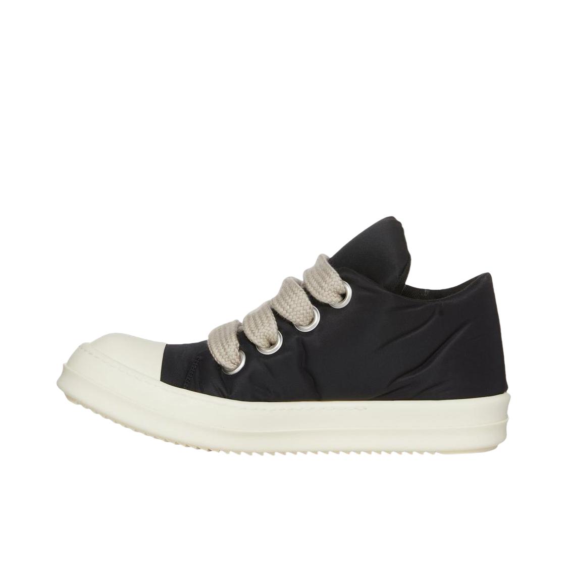 推荐商品：Rick Owens DRKSHDW 运动休闲鞋 时尚百搭防滑耐磨舒适轻便牛皮圆头帆布厚底 黑色/米白色/银色