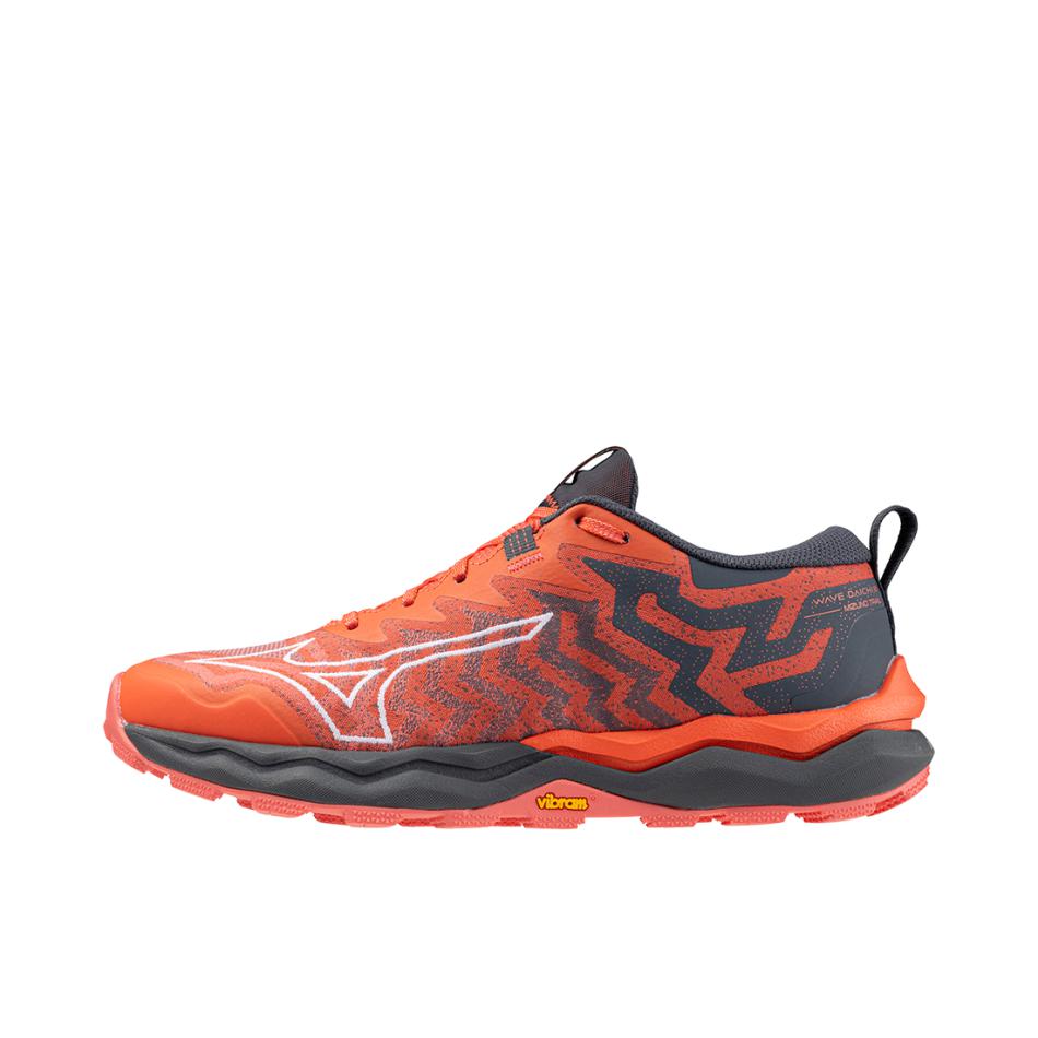 推荐商品：Mizuno/美津浓 Wave Daichi 8 Estate 防滑 低帮 平跟 系带 跑鞋 女款/橙色/黑色/白色