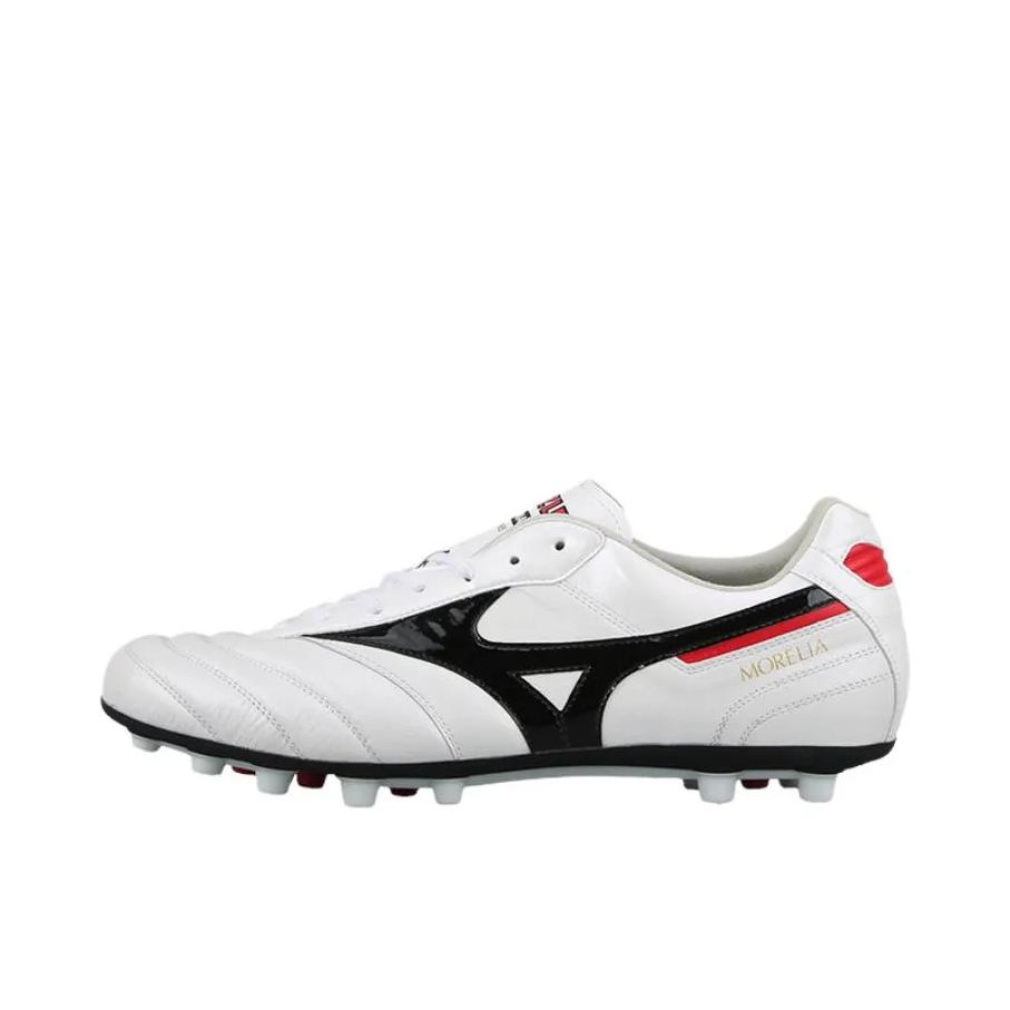 推荐商品：Mizuno/美津浓 Morelia 2 JAPAN FG 防滑耐磨 胶质 长钉 足球鞋 白色/黑色/红色