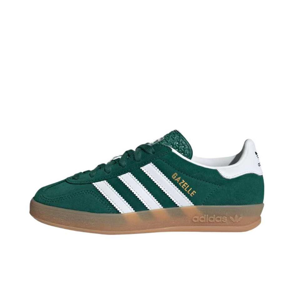 推荐商品：adidas Originals Gazelle T头鞋 德训鞋 板鞋 轻便复古薄底舒适百搭减震耐磨贴合圆头 大童/绿色/白色