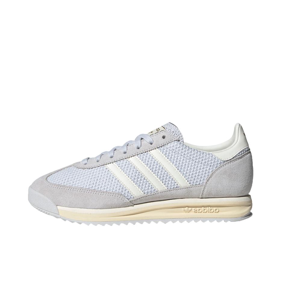 推荐商品：【马思纯同款】 adidas Originals SL 72 T头鞋 德训鞋 运动休闲鞋 轻便防滑耐磨透气舒适简约复古 符点灰/汉玉白色/暖香草色
