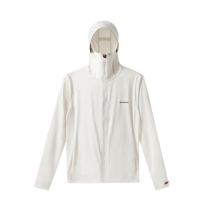 推荐商品：【成毅同款】VVC 纯色连帽防紫外线冰丝防晒衣 女装 VTA5S996 白