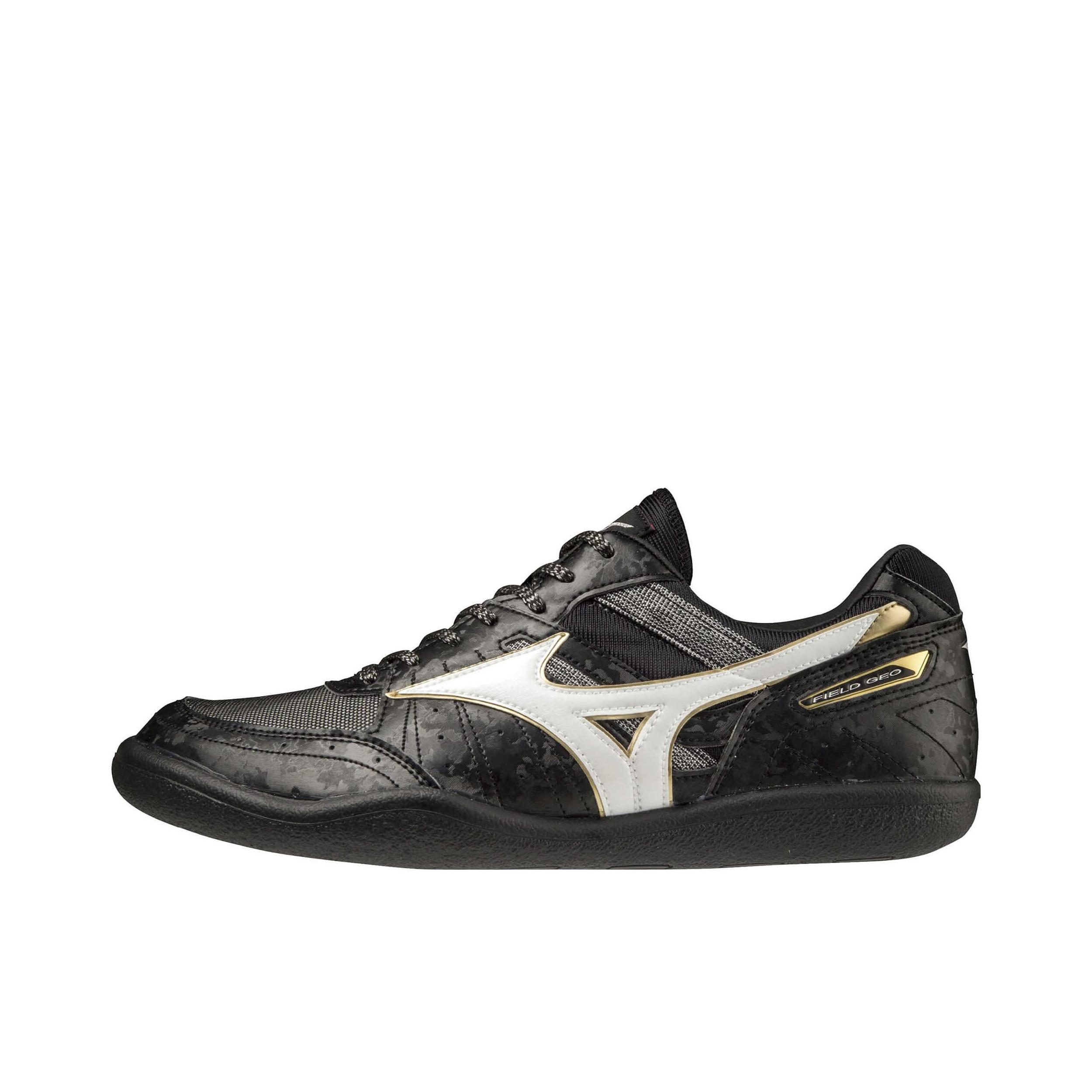 推荐商品：Mizuno/美津浓 Field Geo RD-C 简约 百搭 低帮 圆头 运动休闲鞋 黑色/白色