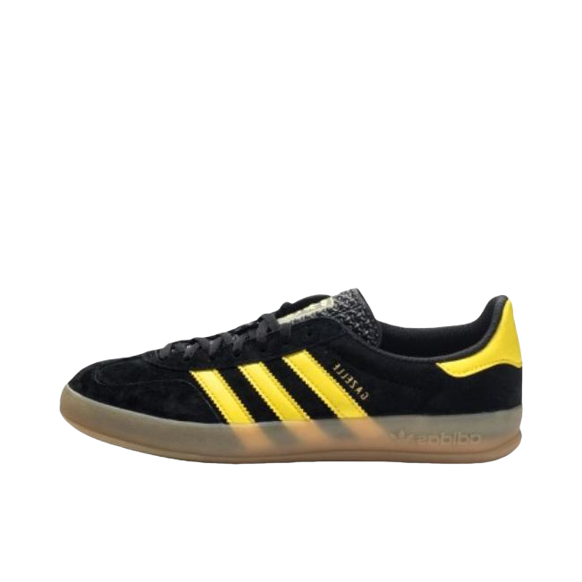 推荐商品：adidas Originals Gazelle T头鞋 德训鞋 板鞋 轻便复古薄底舒适百搭减震耐磨贴合圆头 黑黄