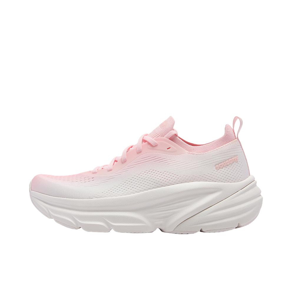 推荐商品：Saucony/索康尼 GUARD 卫士 2 跑鞋 日常百搭通勤缓震支撑回弹 女款/浅粉色