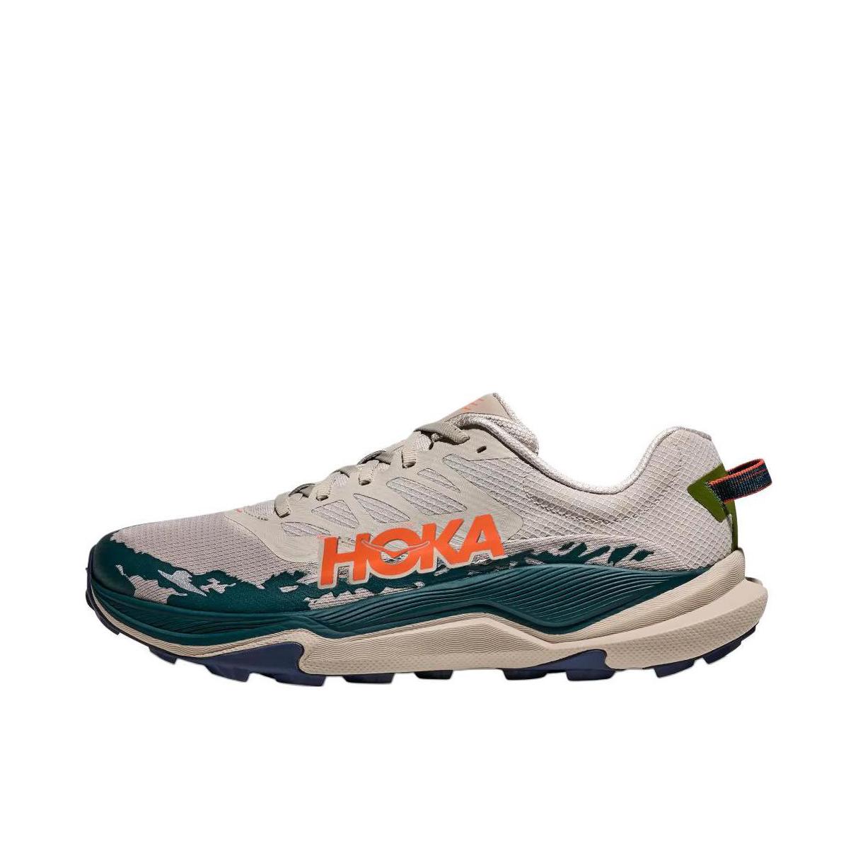 推荐商品：HOKA ONE ONE  Torrent 4  越野 竞速 舒适减震 防滑耐磨 轻便 托伦特4 跑鞋  灰褐色/暮光蓝 