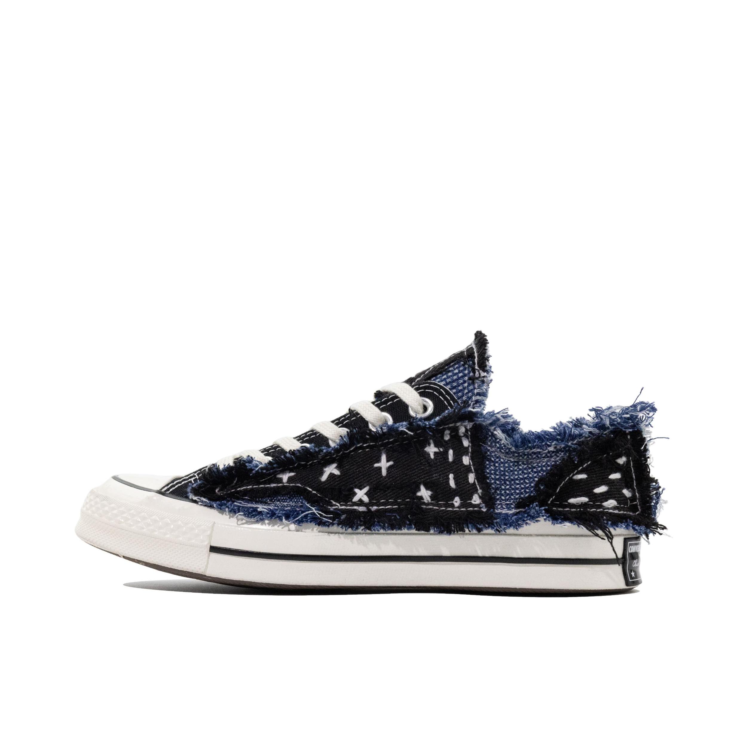 推荐商品：【定制球鞋】 Converse/匡威 1970s 帆布鞋 防滑耐磨减震高帮平跟复古百搭潮流增高 痞裁黯序