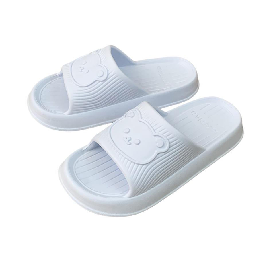 推荐商品：细细条 舒适洗澡 防滑软底 一字居家 踩屎感 拖鞋 A8908xx-4 远天蓝