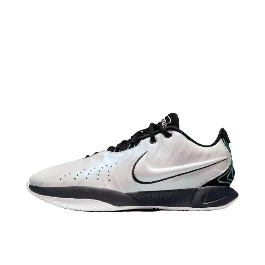 推荐商品：Nike Zoom Lebron 21 詹姆斯 篮球鞋 缓震抗扭耐磨轻便支撑抓地训练 国外版/银色/黑色