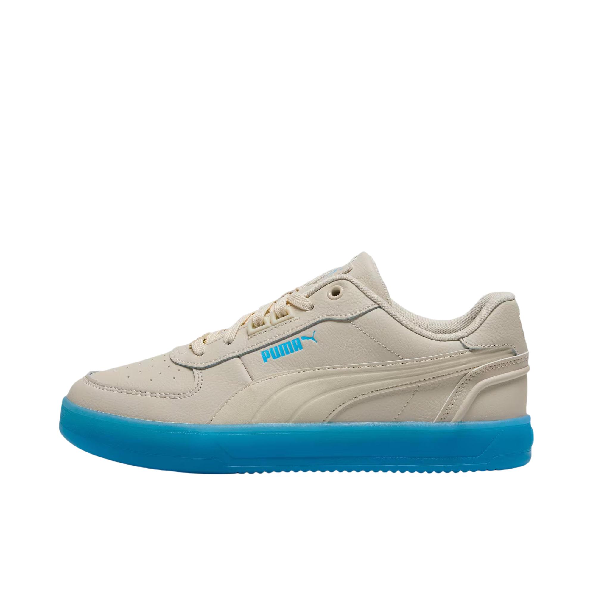 推荐商品：Puma/彪马 CAVEN 2.0 VTG 板鞋 减震回弹防滑耐磨轻便透气舒适百搭复古薄底 灰色/蓝色 