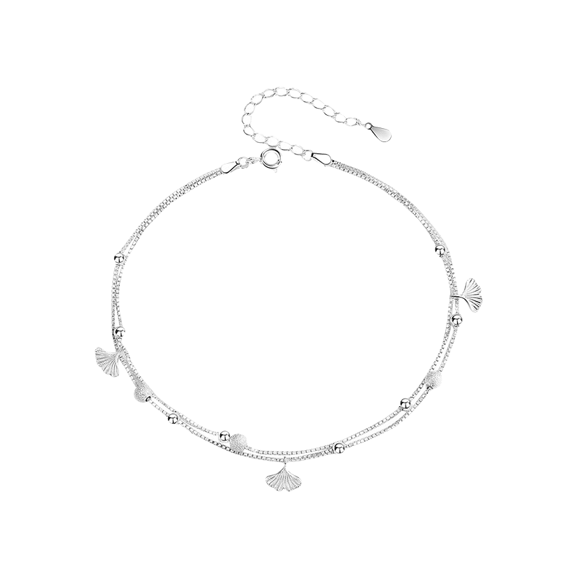 推荐商品：RURA 三生有杏足银脚链 RUJL269