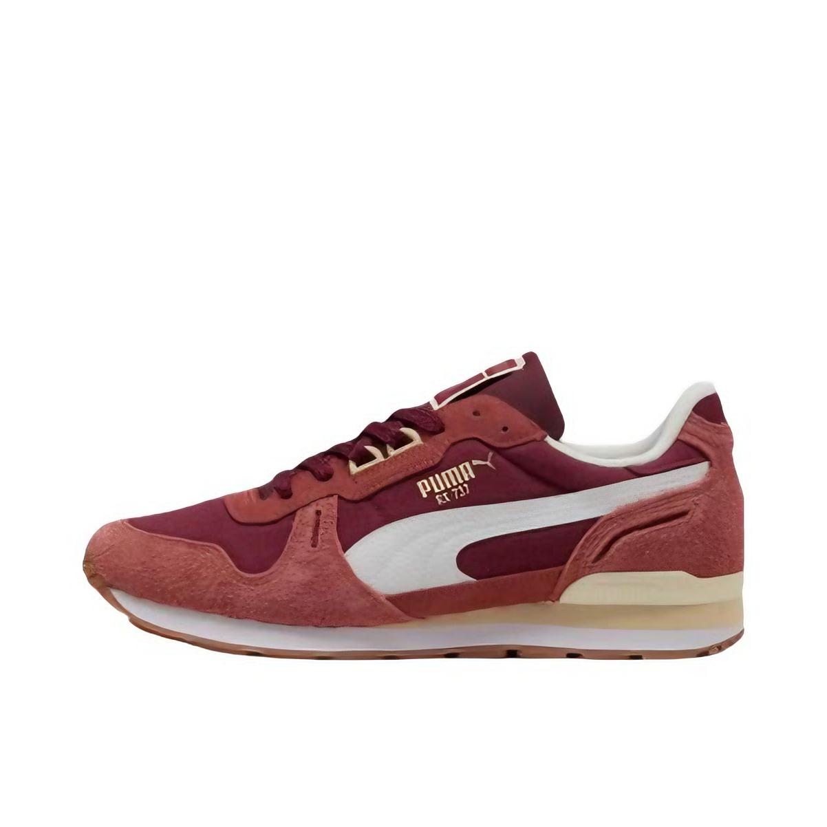 推荐商品：Puma/彪马 RX 737 Vintage 运动休闲鞋 耐磨低帮系带圆头 砖红色