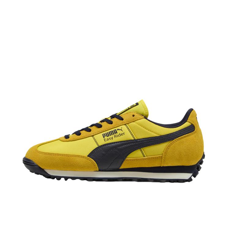 推荐商品：Puma/彪马 Easy Rider Thrive Triumph 运动休闲鞋 复古拼接系带低帮 贝利黄/海军蓝