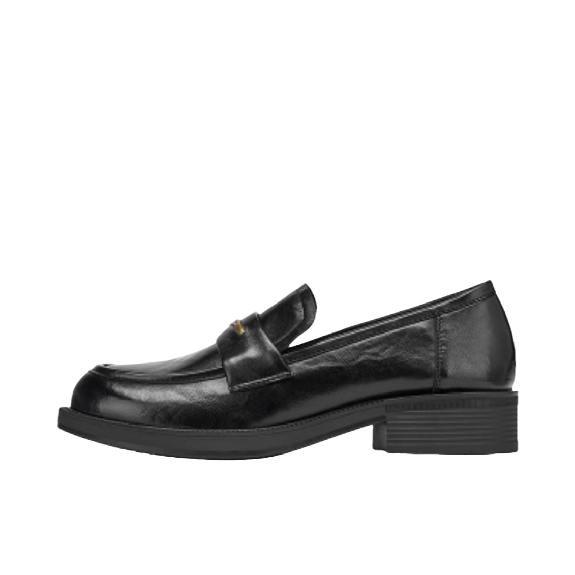 推荐商品：热风 单鞋 厚底英伦风粗跟 H02W25715 黑色