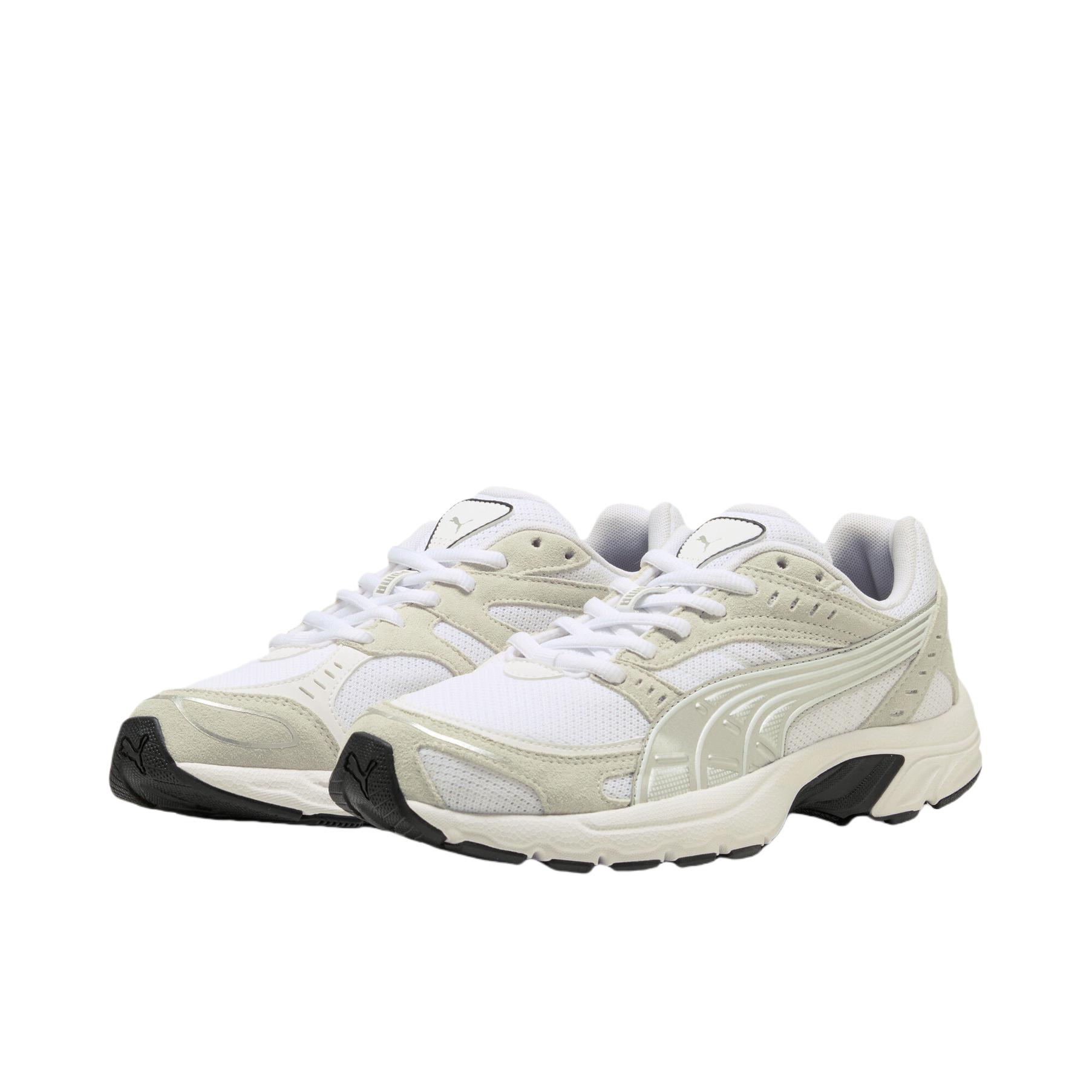 推荐商品：Puma/彪马 C25K 运动休闲鞋 拼接低帮复古 白色/银色