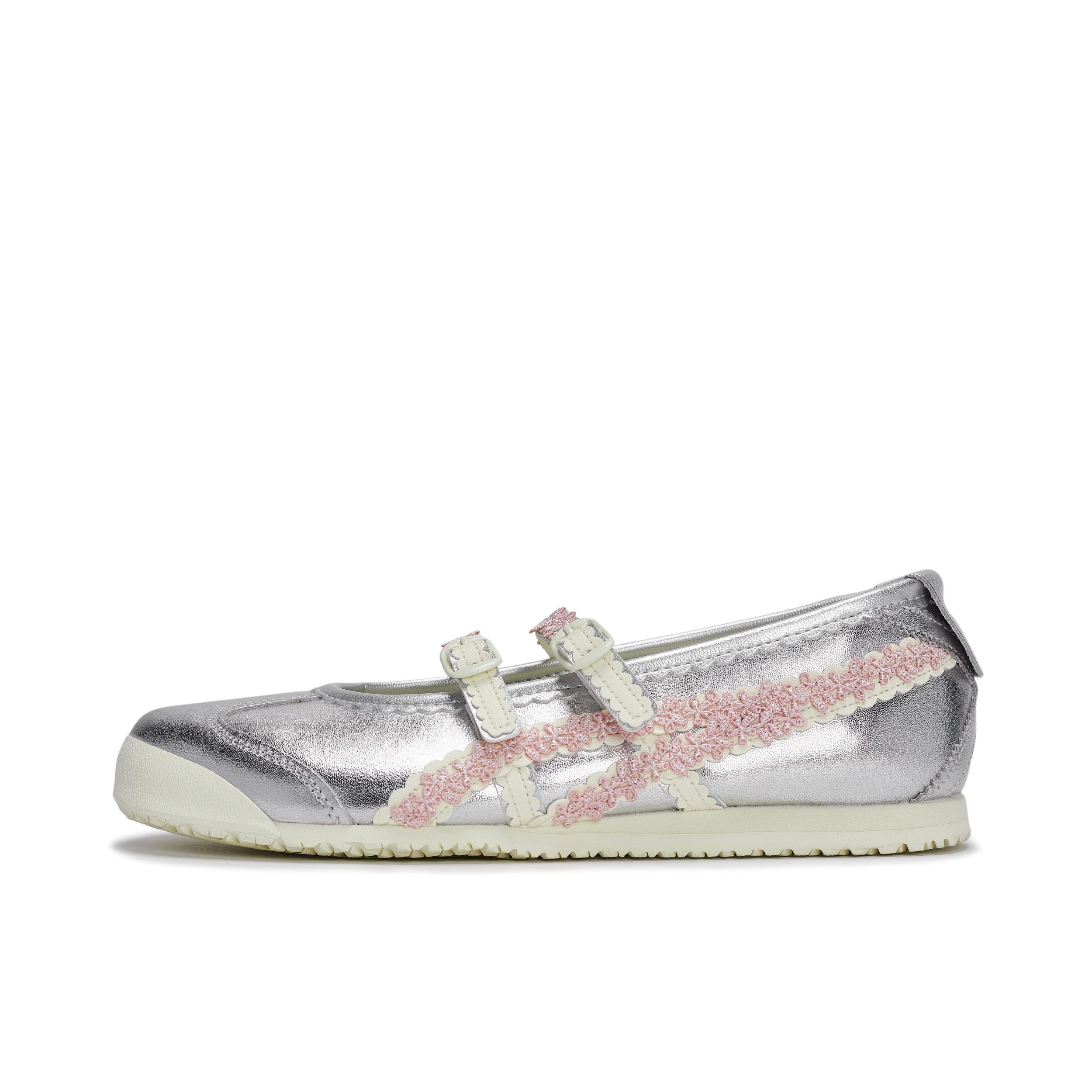 推荐商品：定制款 Onitsuka Tiger/鬼冢虎 MEXICO 66 运动休闲鞋 甜美风少女风耐磨低帮 女款/月光蔷薇