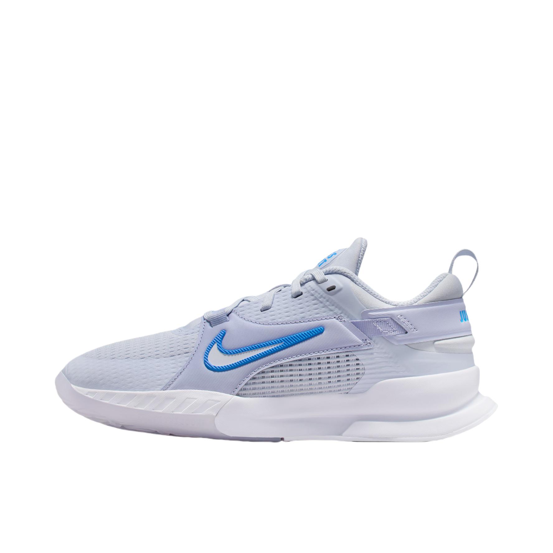 推荐商品：Nike Crosscourt 六边形小将 运动休闲鞋 舒适缓震防滑耐磨网面透气 大童/足球灰/白色/大学蓝/幻影