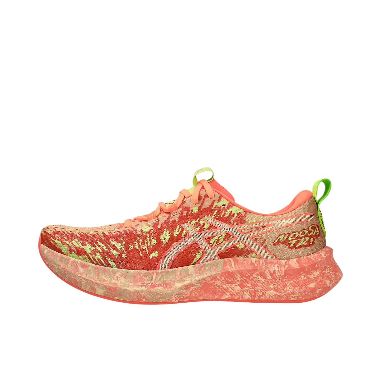 推荐商品：Asics/亚瑟士 Noosa Tri 16 跑鞋 缓震支撑网布透气防滑耐磨舒适轻量回弹圆头竞速织物抓地 橙色 