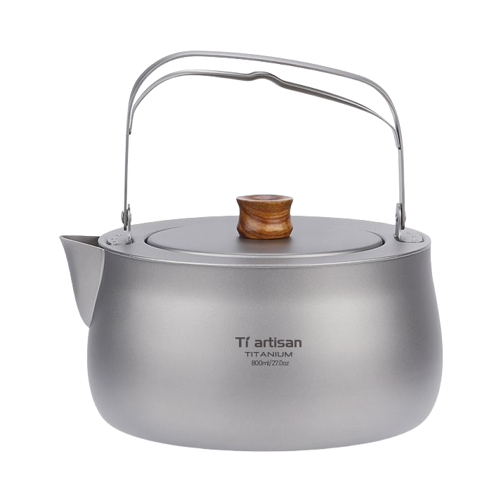 推荐商品：TIARTISAN 钛合金 露营 烧茶 户外烧水壶 TA9083