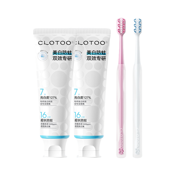 推荐商品：clotoo/口朗特 凤梨啵啵正畸口腔护理套装 清新口气