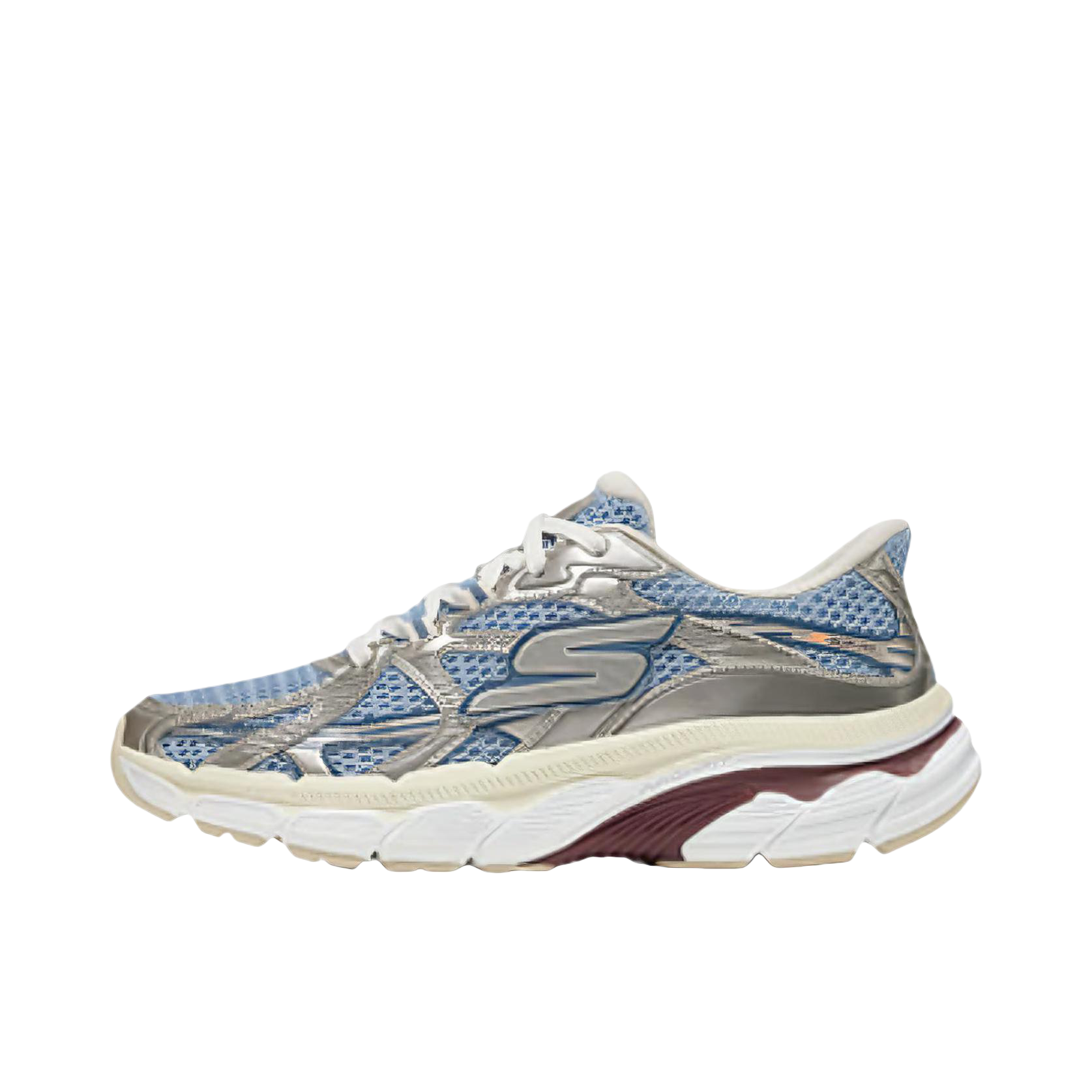 推荐商品：Skechers/斯凯奇 Slip ins 时尚 低帮 舒适 防滑 运动休闲鞋 女款/白色/灰色