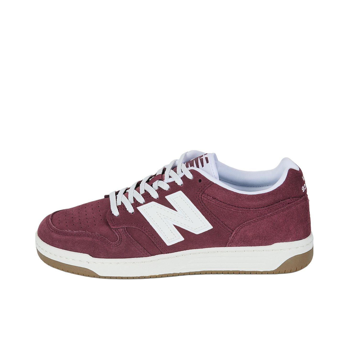 推荐商品：New Balance numeric 480 薄底 减震耐磨 防滑轻便 透气 复古 板鞋 D宽/红色