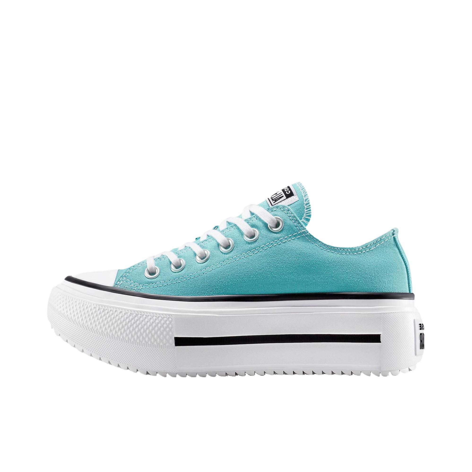 推荐商品：Converse/匡威 All Star Lift Double Stack 帆布鞋 休闲运动双层贴合耐穿甜酷 Hearts2Hearts联名/蓝色