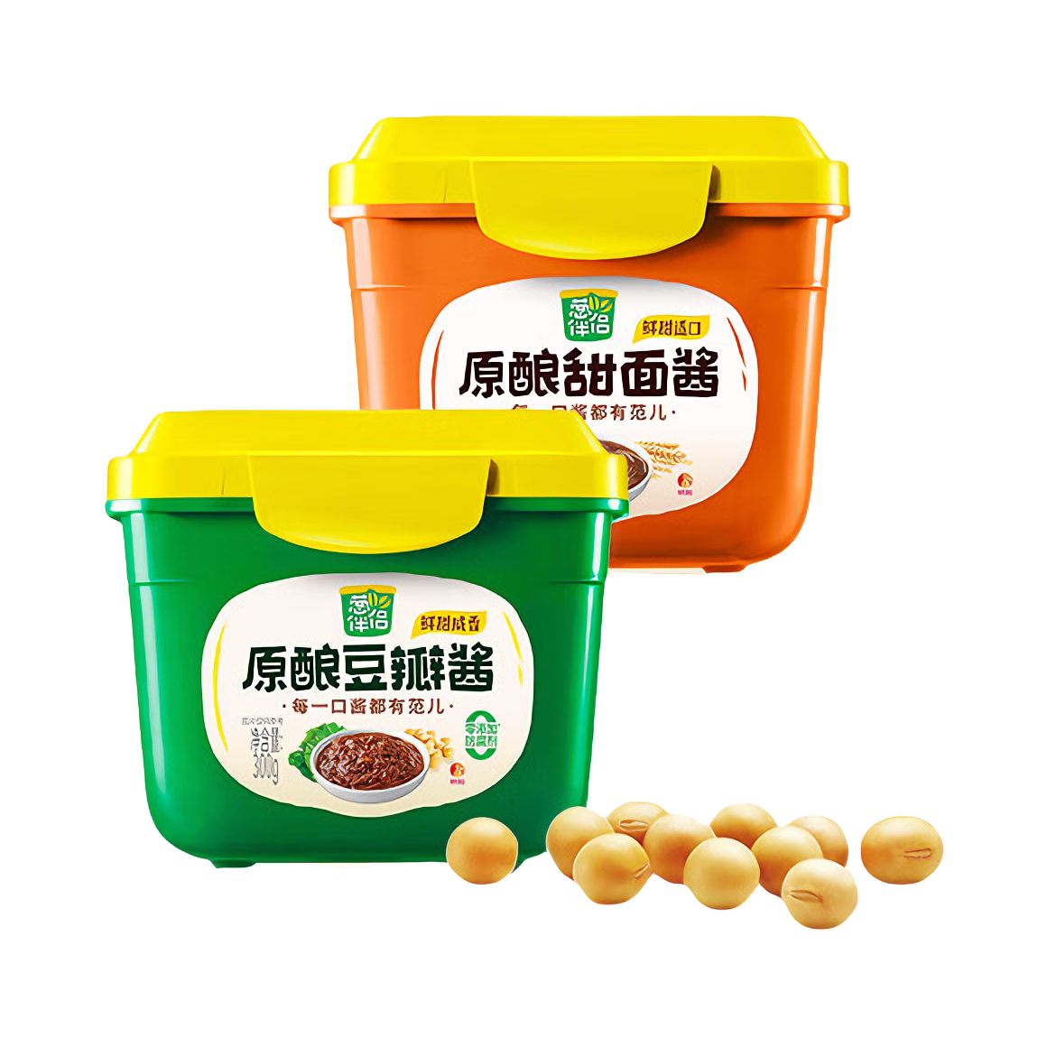 推荐商品：葱伴侣 原酿豆瓣酱+原酿甜面酱 组合装