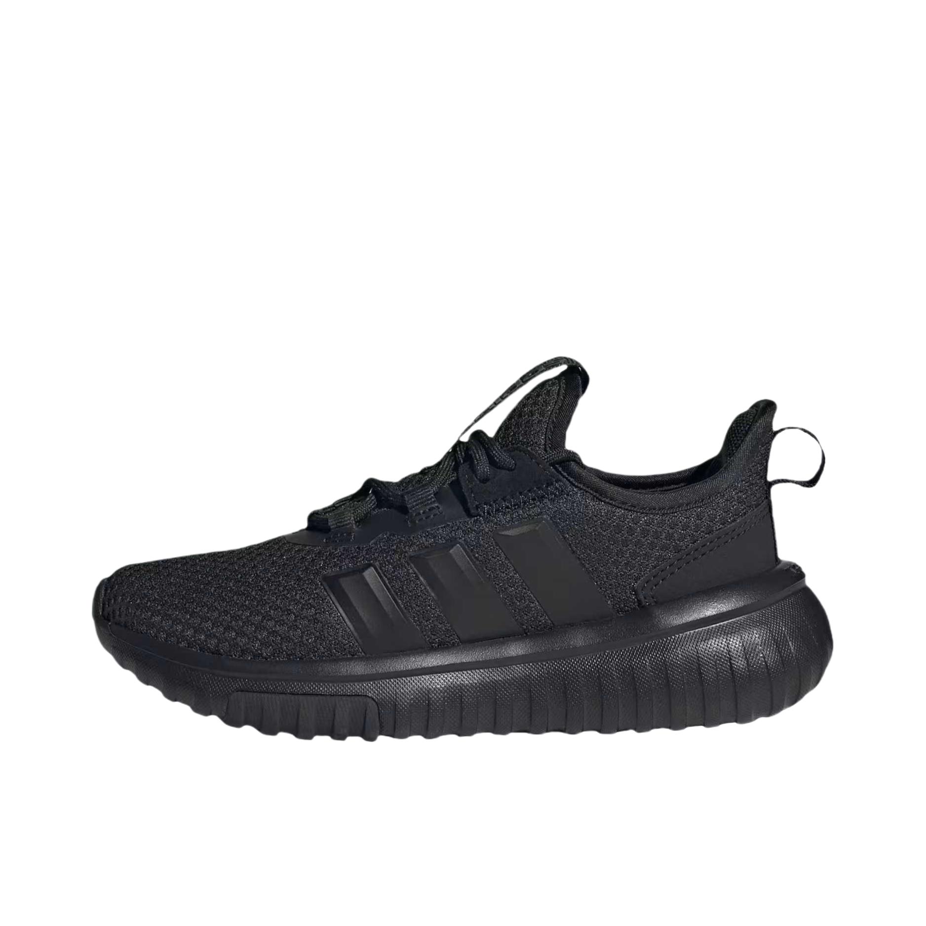 推荐商品：adidas Kaptir 4.0 运动休闲鞋 百搭减震支撑贴合短跑 黑色