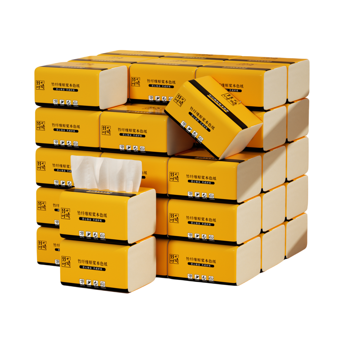 推荐商品：竹叶情 4层 抽纸 S码 112x170mm