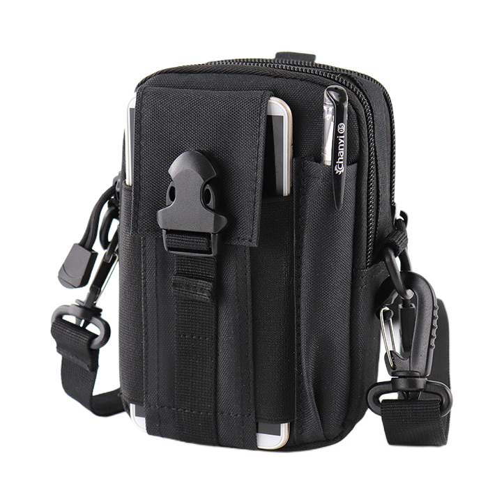 推荐商品：航迈 户外运动战术手机多功能穿腰带竖款耐磨干活斜挎工具包挂包腰包胸包