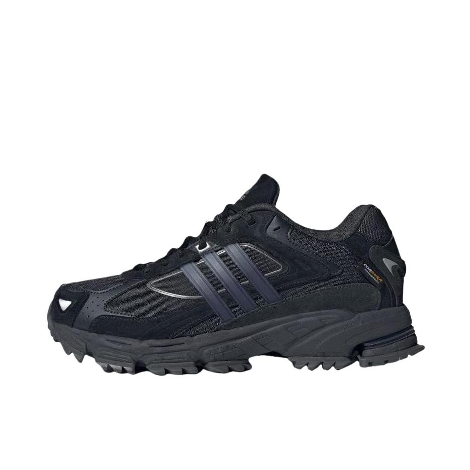 推荐商品：adidas RESPONSE CL 运动休闲鞋 防滑低帮系带厚底 核心黑/碳黑色/哑银色