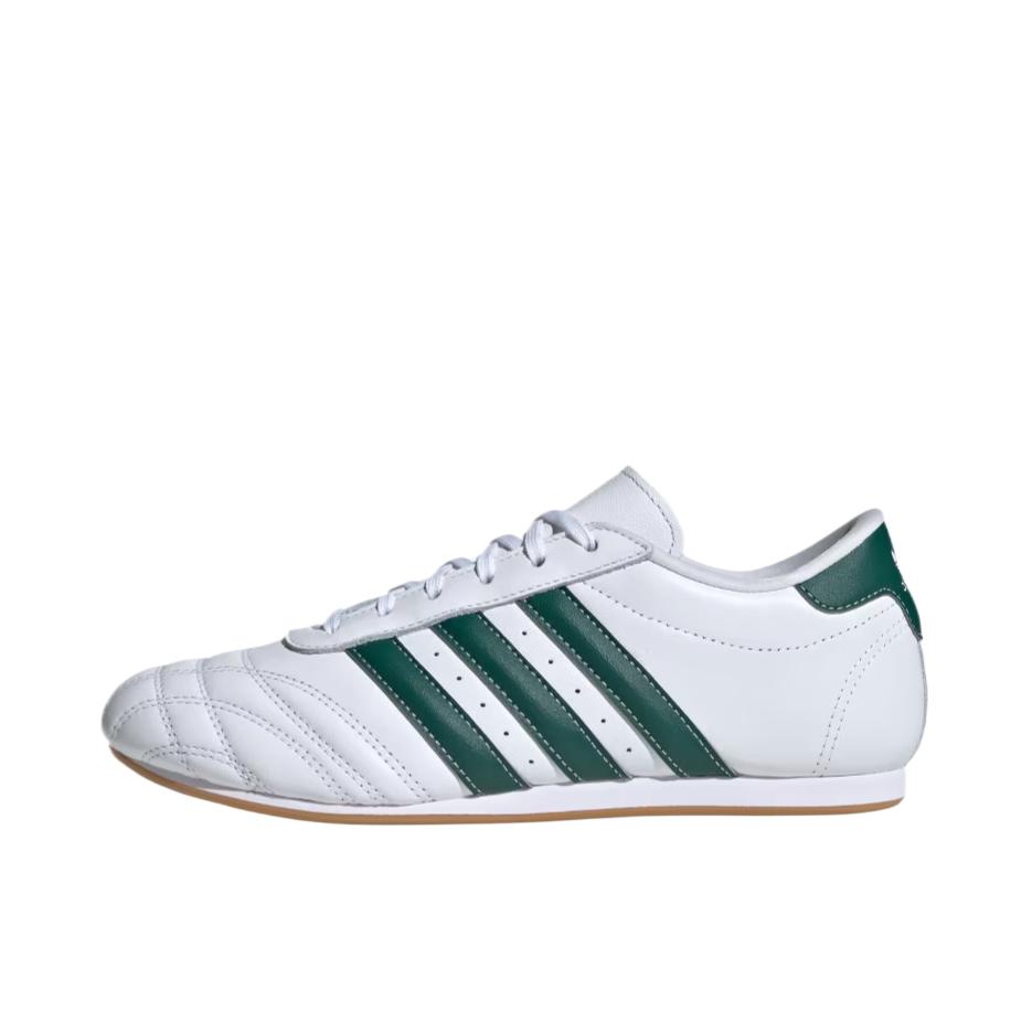 推荐商品：adidas Originals Taekwondo 运动休闲鞋 跆拳道鞋 防滑低帮耐磨薄底 云白色/学院绿色 