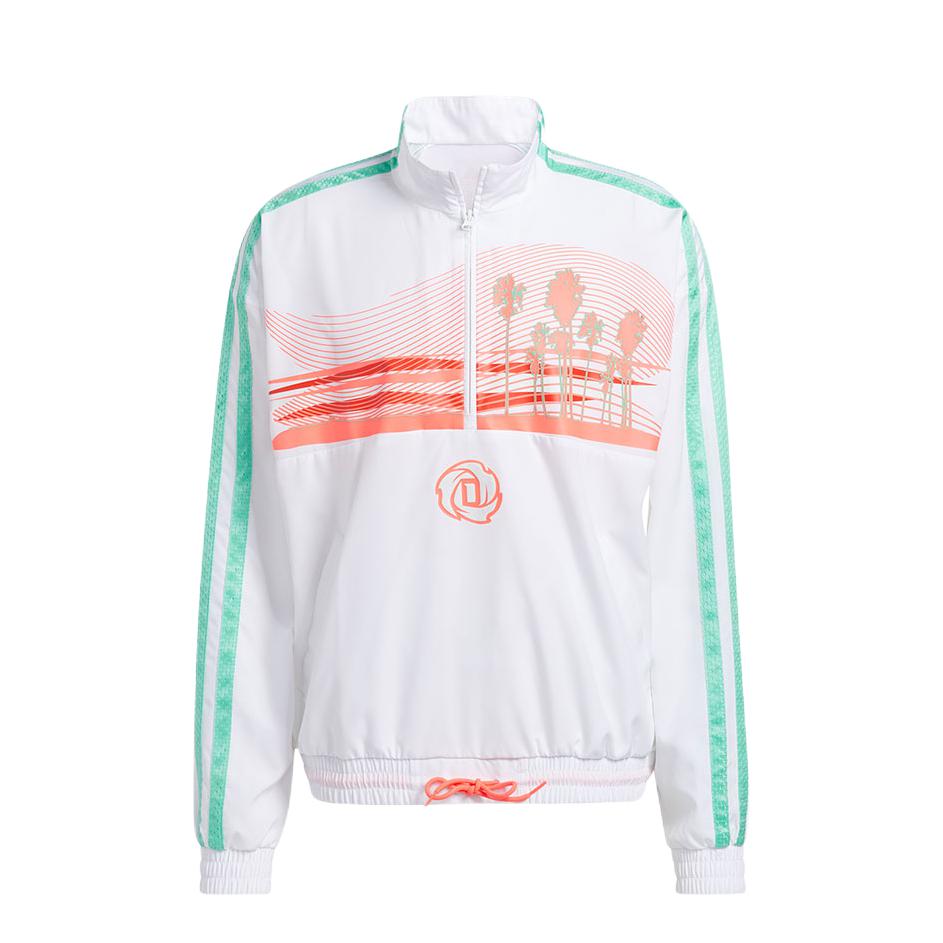 adidas BW ROSE TOP 拼接撞色条纹篮球立领卫衣 GP9775
