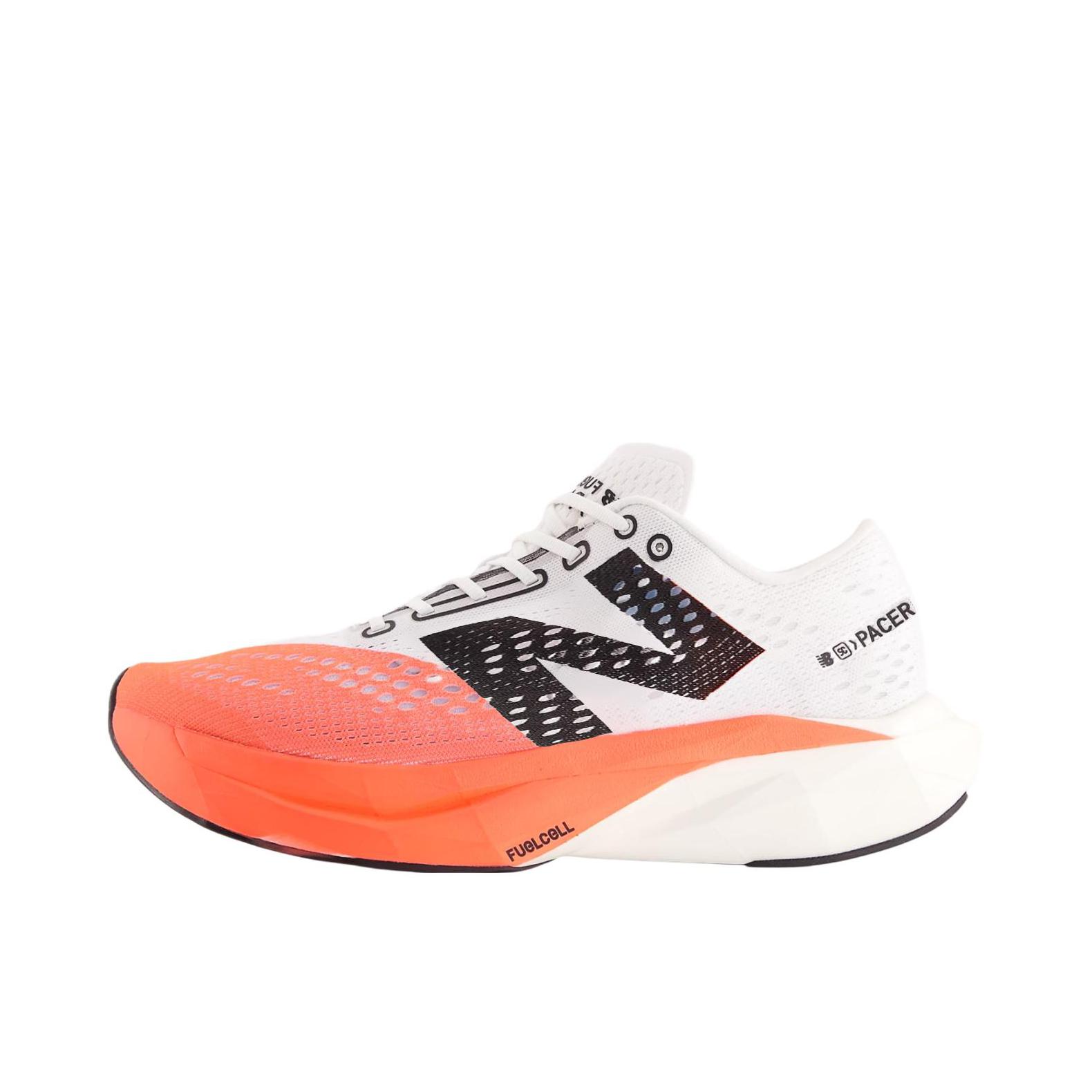 推荐商品：New Balance FuelCell SC Pacer v2 跑鞋 减震竞速系带 D宽/白色/红色