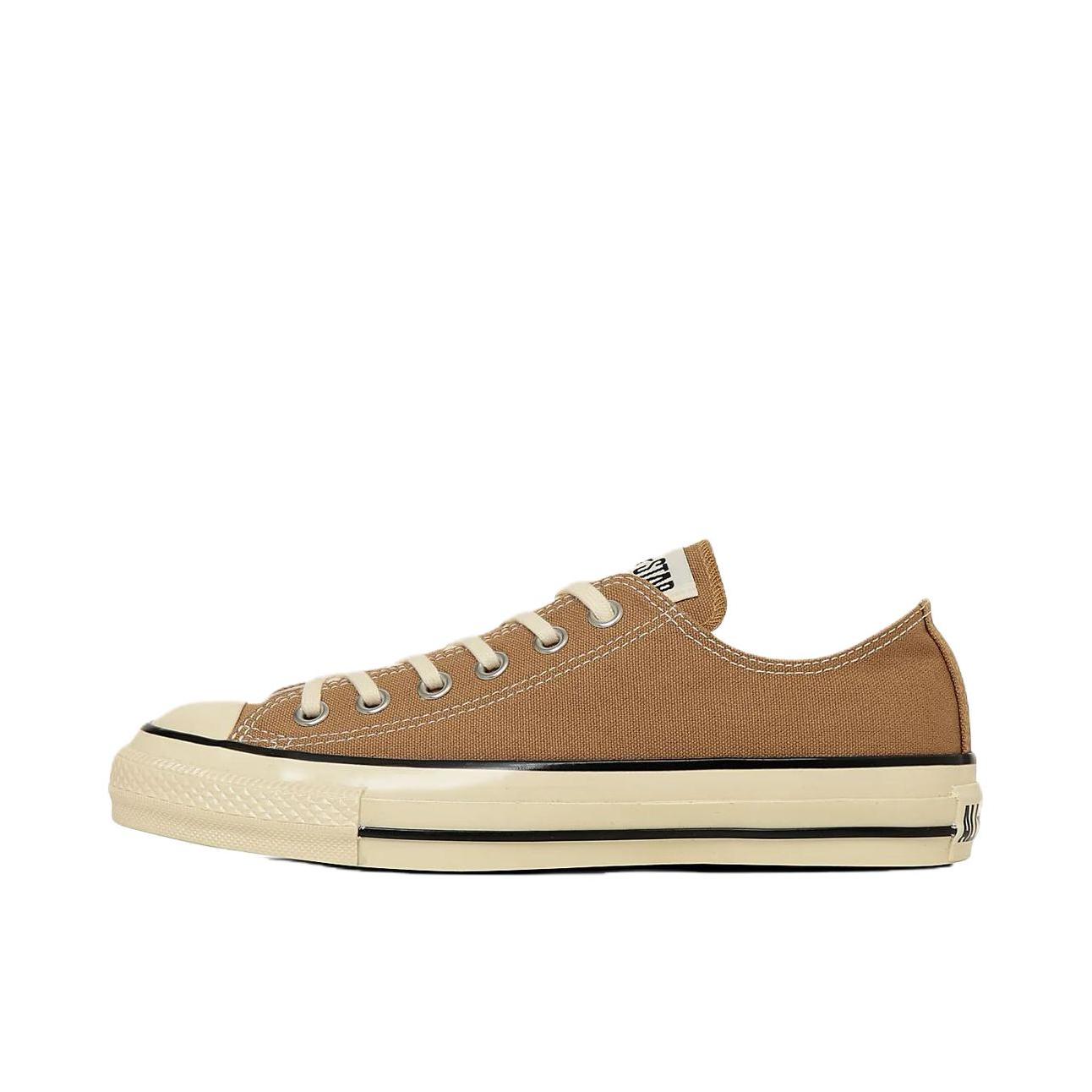 推荐商品：Converse/匡威 All Star Aged 帆布鞋 耐磨圆头橡胶贴合 浅棕色