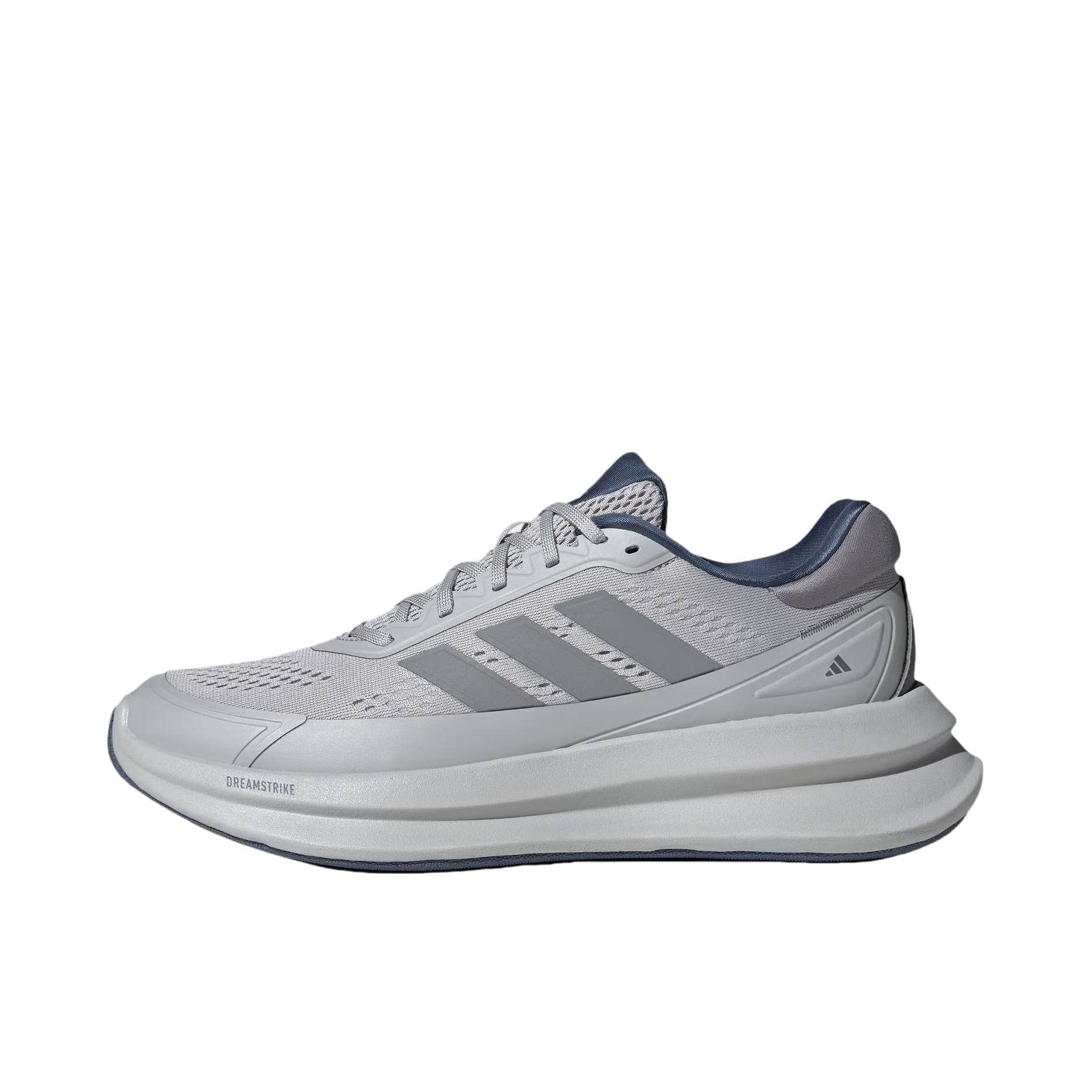 推荐商品：adidas NOVAWAVE 跑鞋 运动耐磨低帮休闲网面排汗透湿缓震轻便 灰色