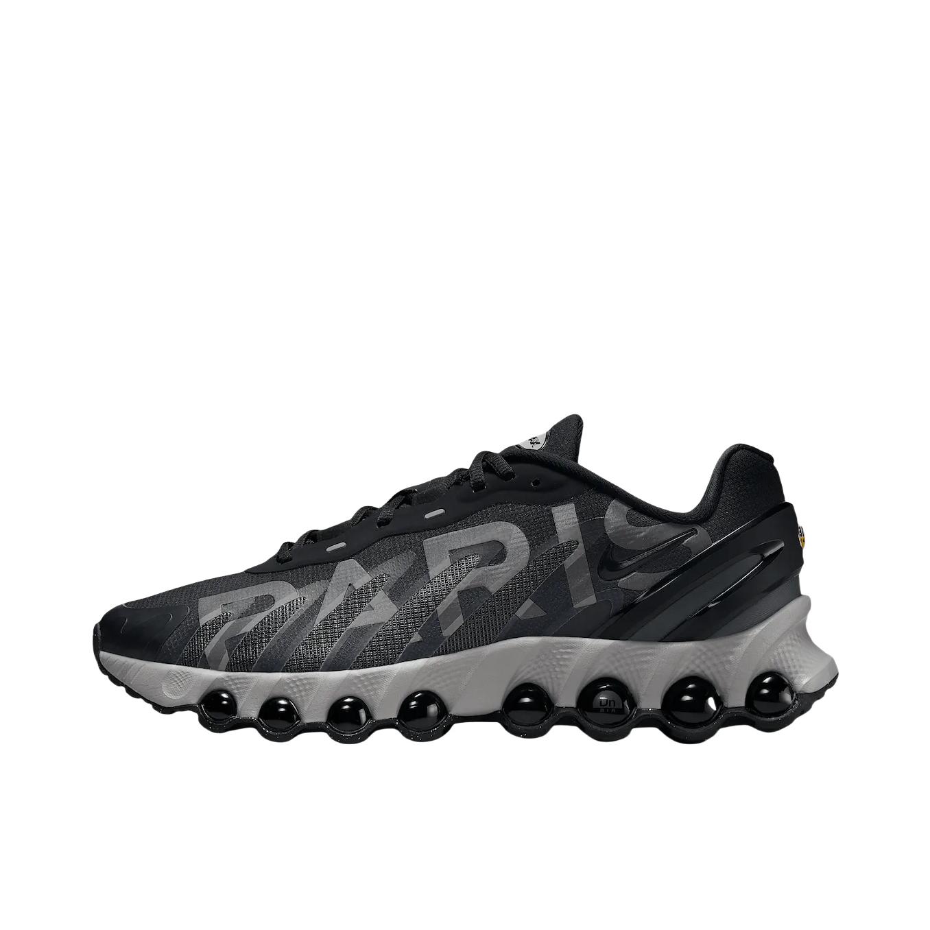 推荐商品：Nike Air Max DN8 跑鞋 时尚百搭防滑耐磨网面透气舒适气柱减震轻便贴合赤足体验支撑耐用耐穿 PSG联名/黑色