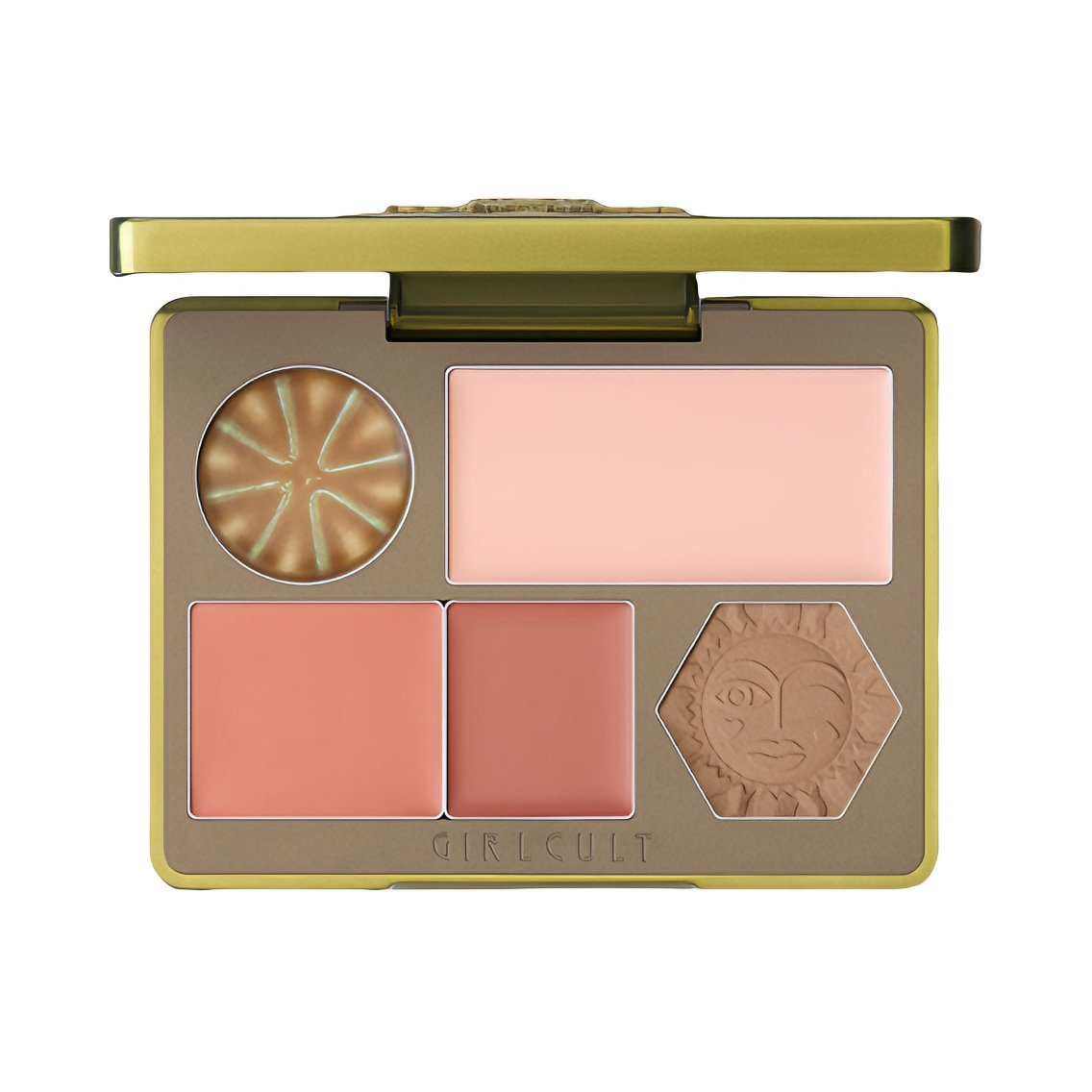 推荐商品：girlcult 本草纲目系列面部综合盘 显色提亮哑光细闪