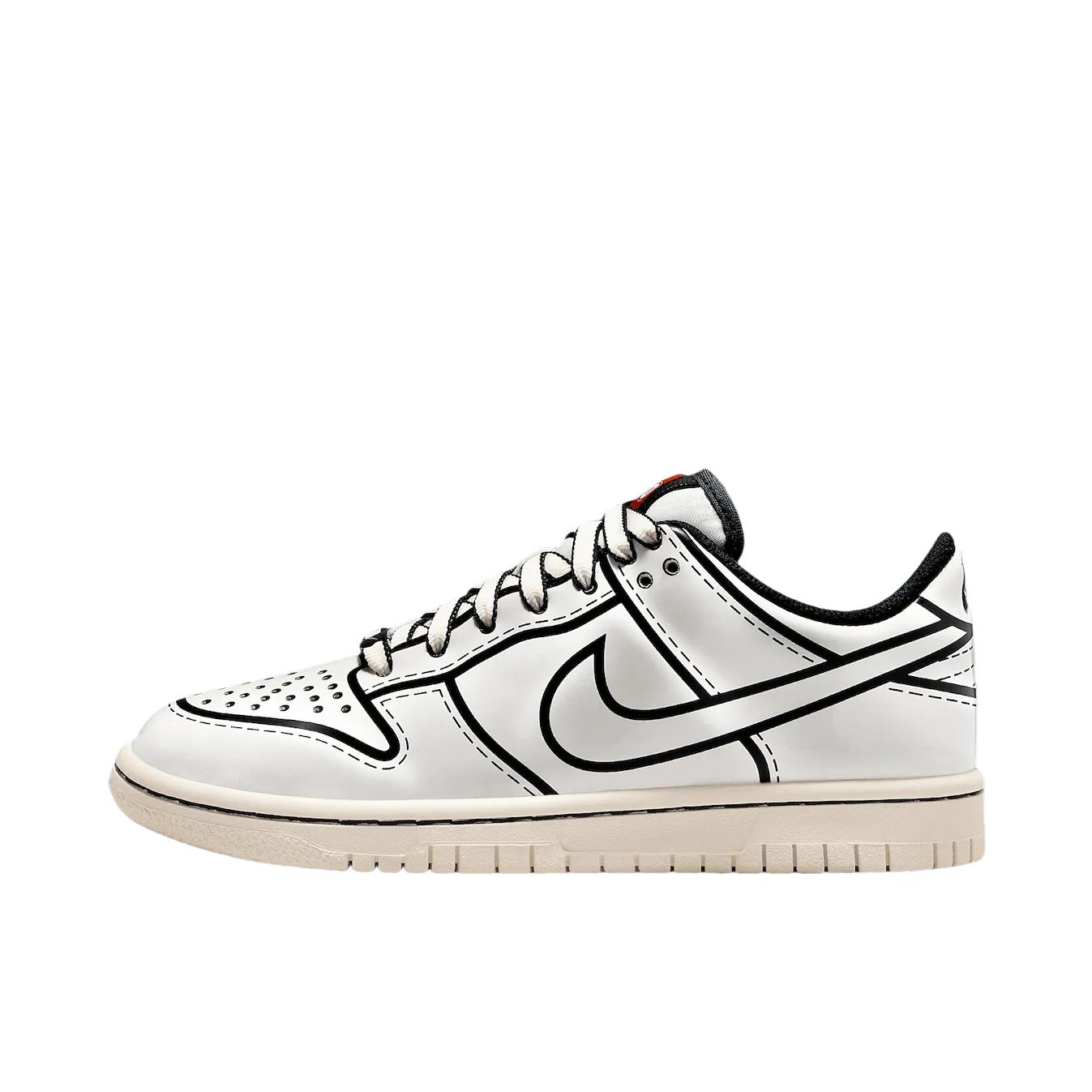 推荐商品：Nike Dunk 板鞋 经典复古百搭 涂鸦/米色/黑色
