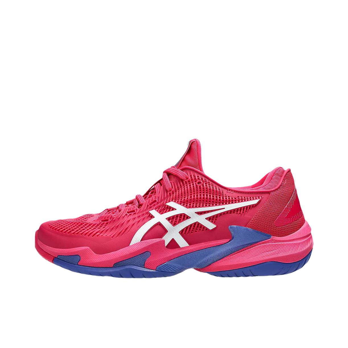 推荐商品：Asics/亚瑟士 Court FF 3 Novak 全能型 缓震 网面透气 耐用稳定 网球鞋 女款/深红色