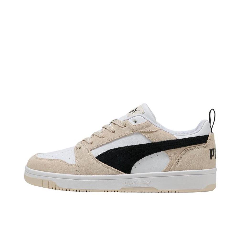 推荐商品：Puma/彪马 Rebound V6 小白鞋 板鞋 防滑耐磨舒适透气轻便复古百搭薄底耐穿篮球风 白色/米色