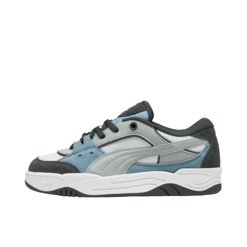 推荐商品：Puma/彪马 180 Reflective 运动休闲鞋 舒适简约防滑耐磨增高圆头薄底耐穿 银色/天蓝色