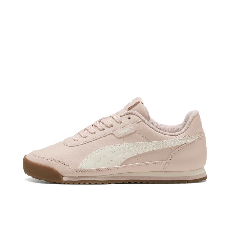 推荐商品：Puma/彪马 TURINO II NYLON 运动休闲鞋 拼接系带低帮防滑耐磨缓震胶底复古时尚足球风薄底耐穿 女款/玫瑰粉/米白色/树胶色