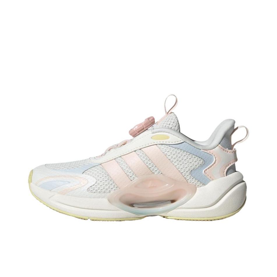 推荐商品：adidas Galaxy Scout 跑鞋 防滑耐磨减震低帮旋转按钮 大童/汉玉白色/奇迹石英色/浅蓝色