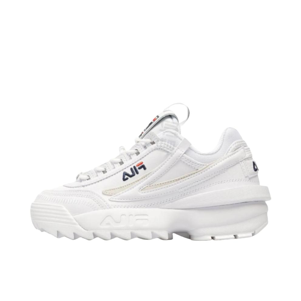 推荐商品：FILA/斐乐 Disruptor 老爹鞋 舒适增高耐磨 女款/白色