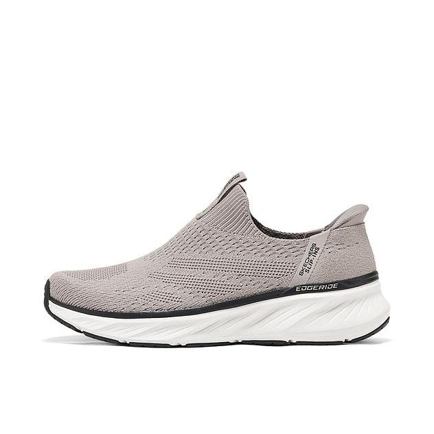 推荐商品：Skechers/斯凯奇 Edgeride Commissioner 运动 防滑 耐磨 低帮 跑鞋 灰褐色