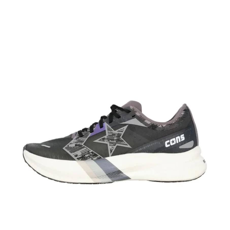 推荐商品：Converse/匡威 CONS RUNREVOLVE 简约 柔软 低帮 橡胶 跑鞋 黑色/白色