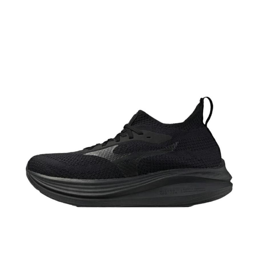 推荐商品：Mizuno/美津浓 Neozen 防滑耐磨 舒适减震 中帮 时尚百搭 跑鞋 2E宽/黑色